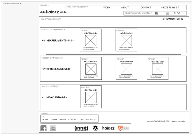 Kaidez Old HTML5 Project