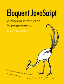 Eloquent JavaScript book cover