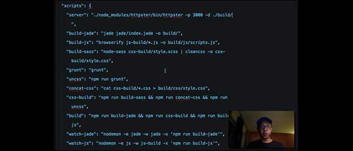 image for ' SCREENCAST: Build Tasks With “npm run” ' post